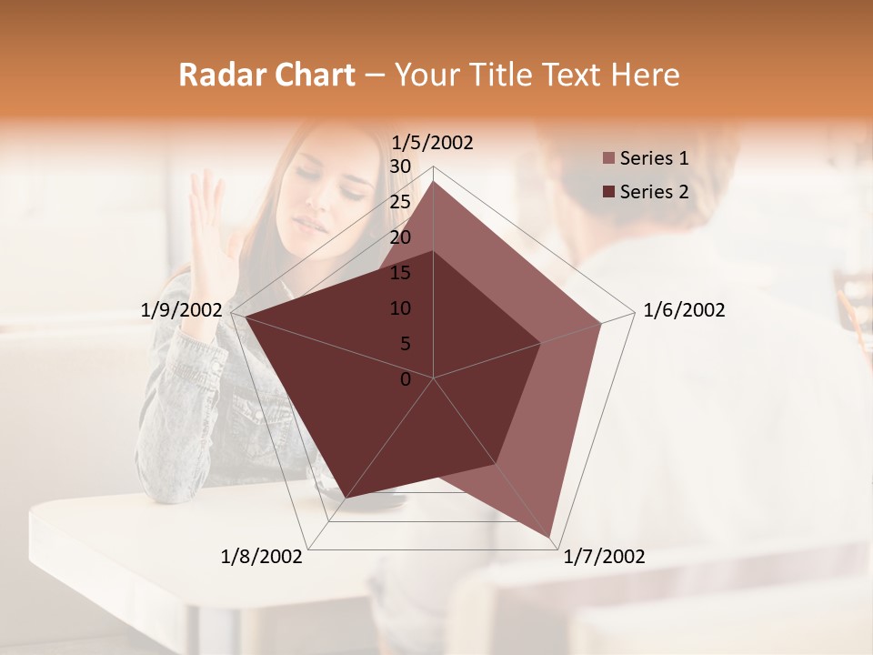 Problems Cafe Person PowerPoint Template