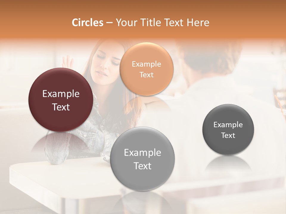 Problems Cafe Person PowerPoint Template