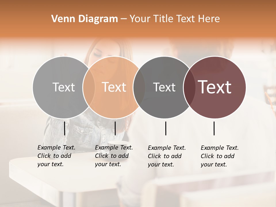 Problems Cafe Person PowerPoint Template