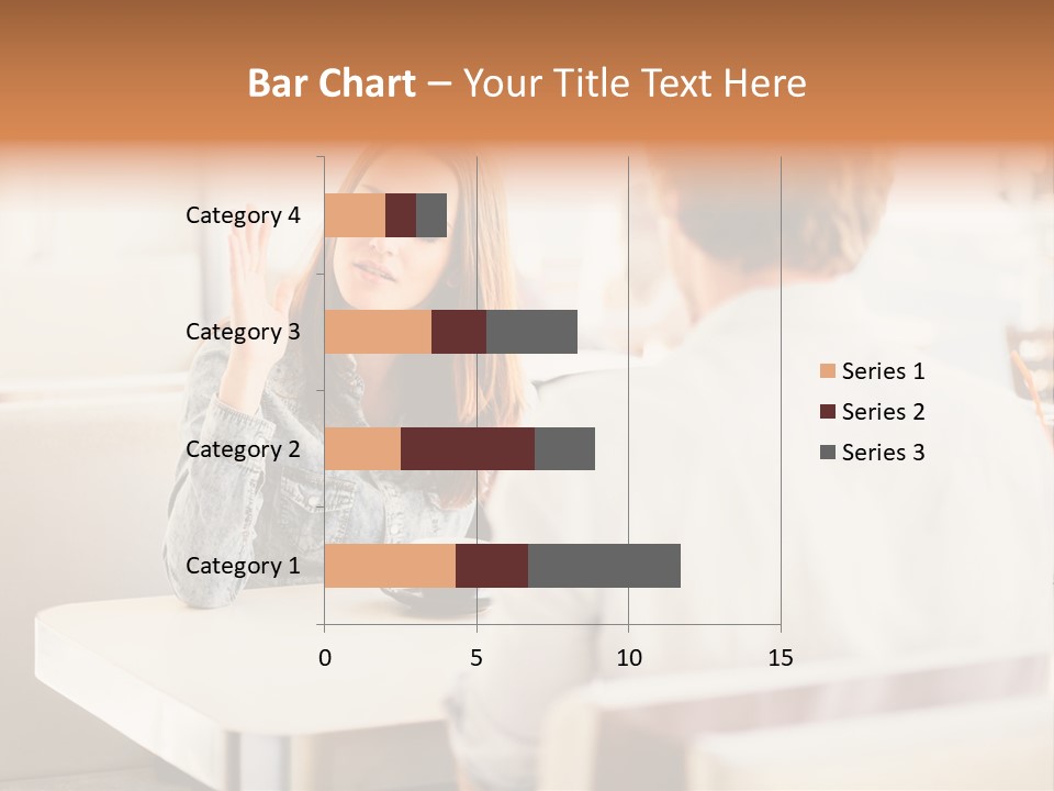Problems Cafe Person PowerPoint Template