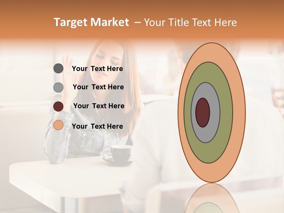 Problems Cafe Person PowerPoint Template