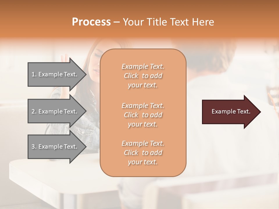 Problems Cafe Person PowerPoint Template