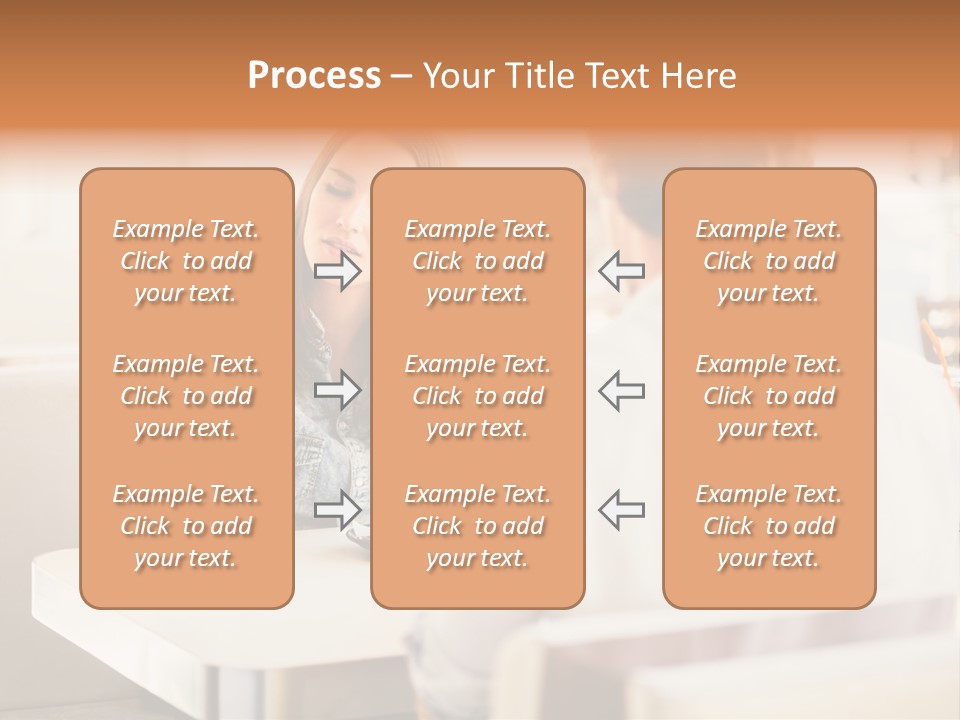 Problems Cafe Person PowerPoint Template