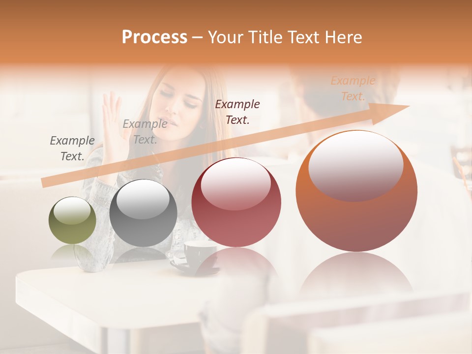 Problems Cafe Person PowerPoint Template