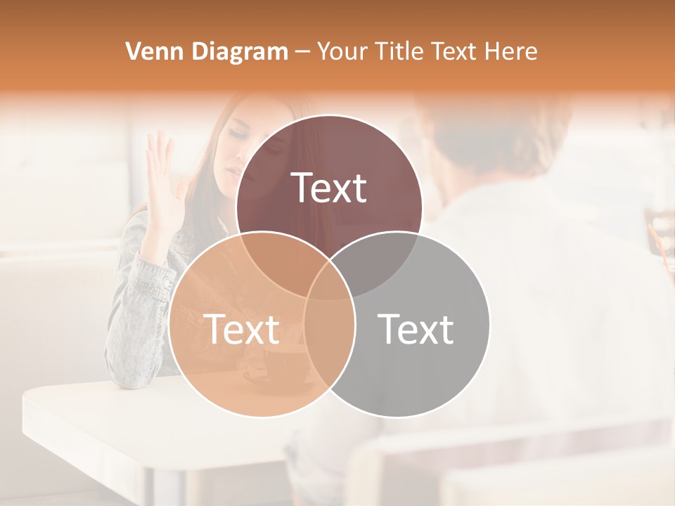 Problems Cafe Person PowerPoint Template