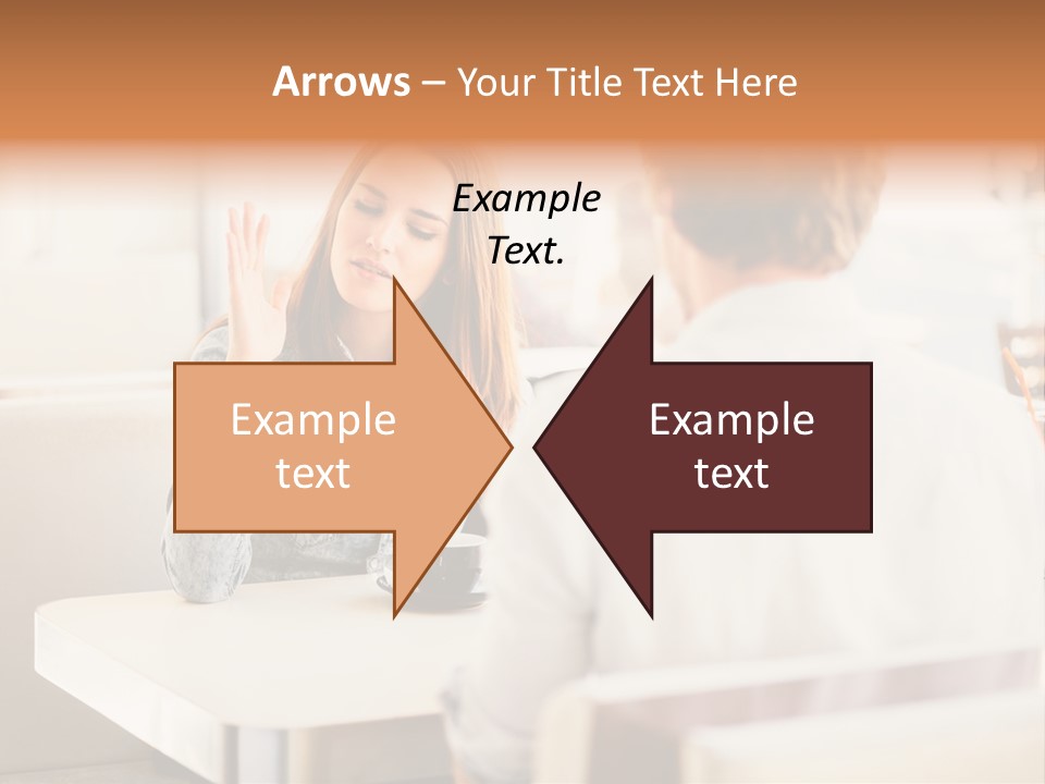 Problems Cafe Person PowerPoint Template