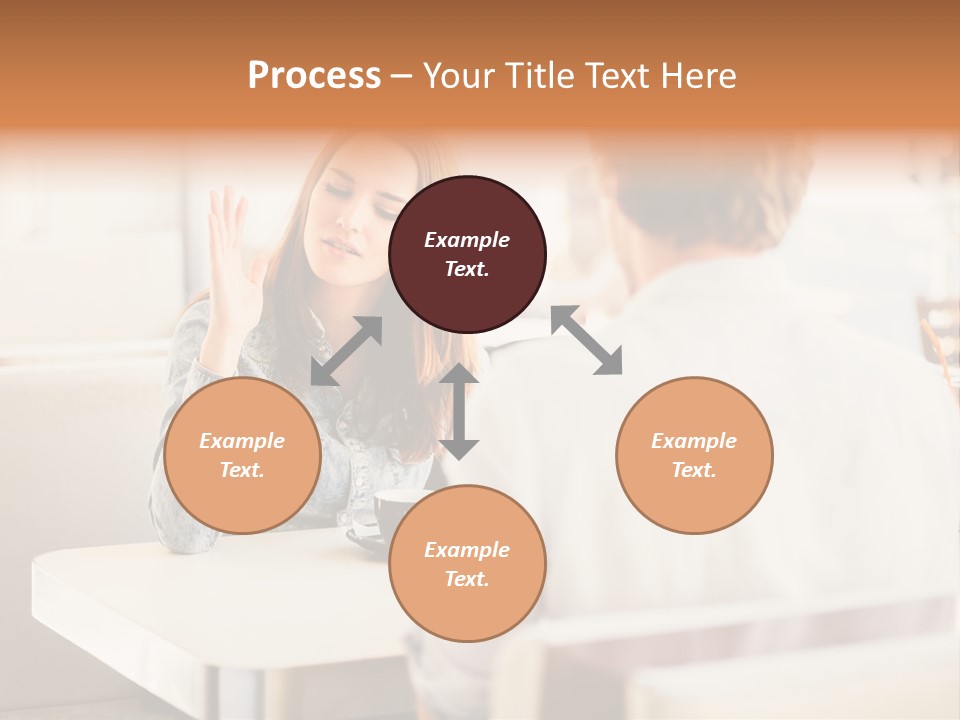 Problems Cafe Person PowerPoint Template