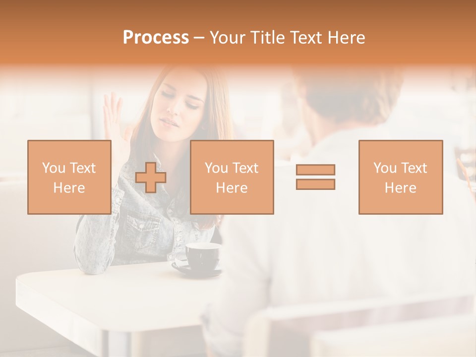 Problems Cafe Person PowerPoint Template