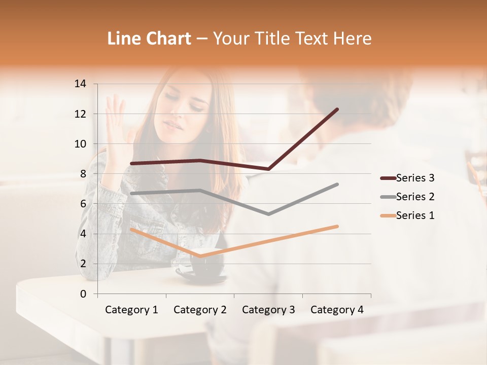 Problems Cafe Person PowerPoint Template