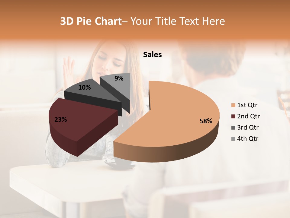 Problems Cafe Person PowerPoint Template