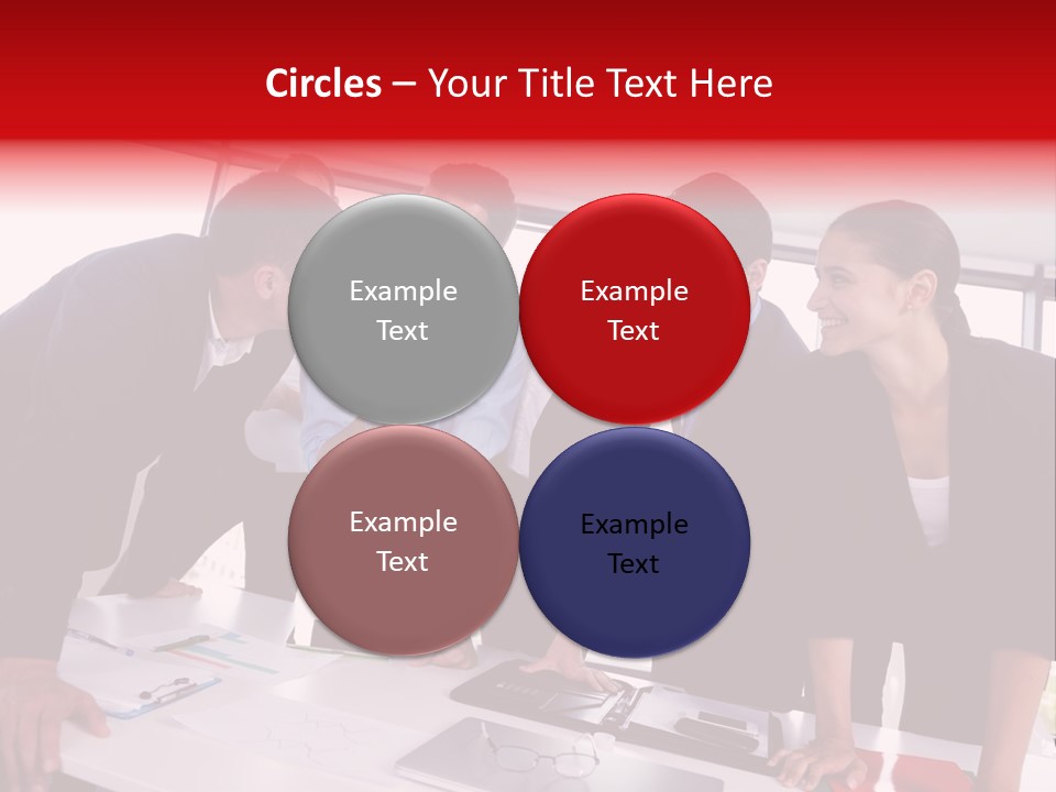 Table  Women PowerPoint Template