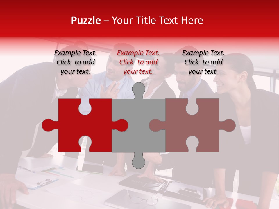 Table  Women PowerPoint Template