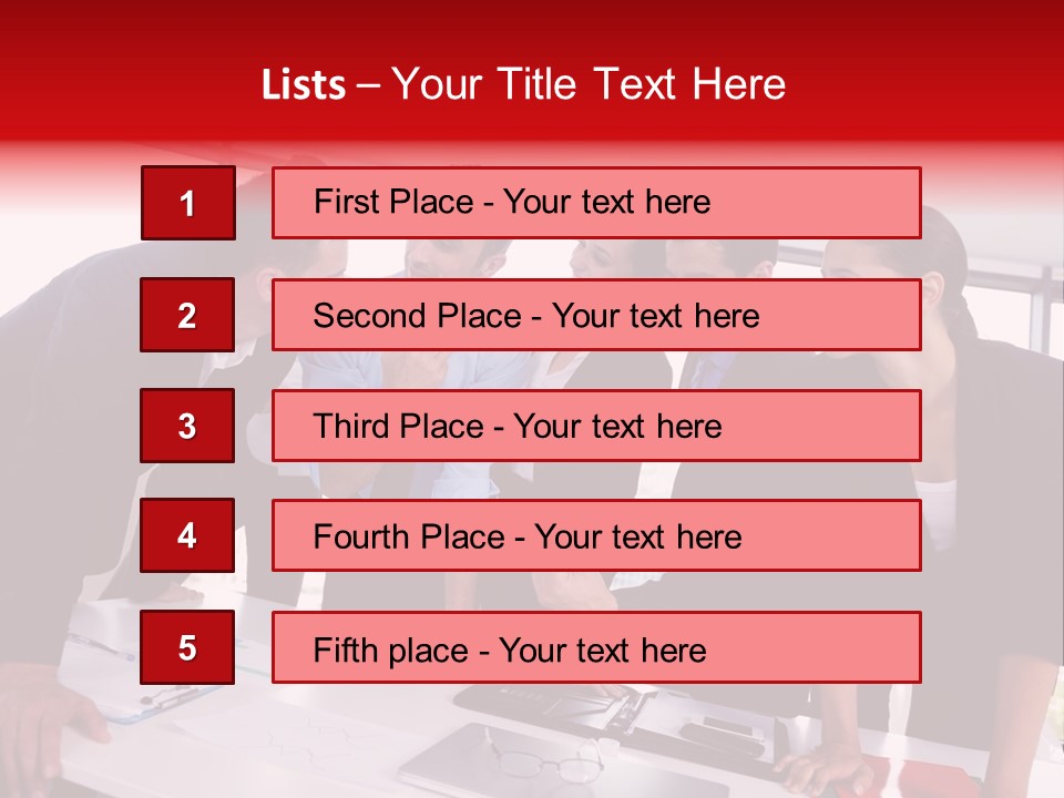 Table  Women PowerPoint Template