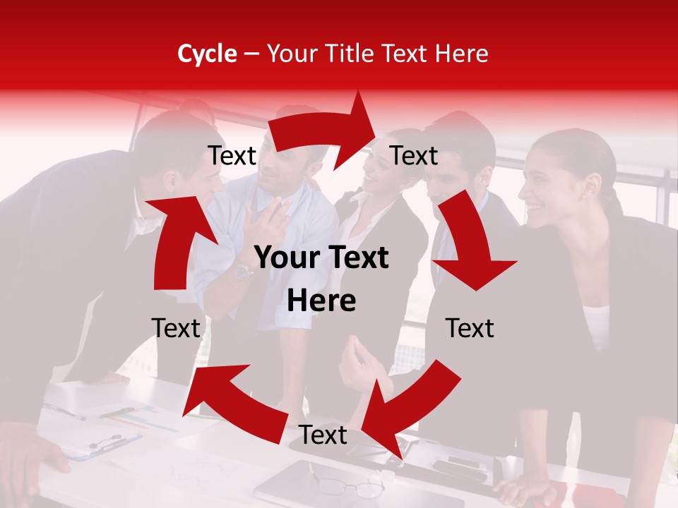 Table  Women PowerPoint Template