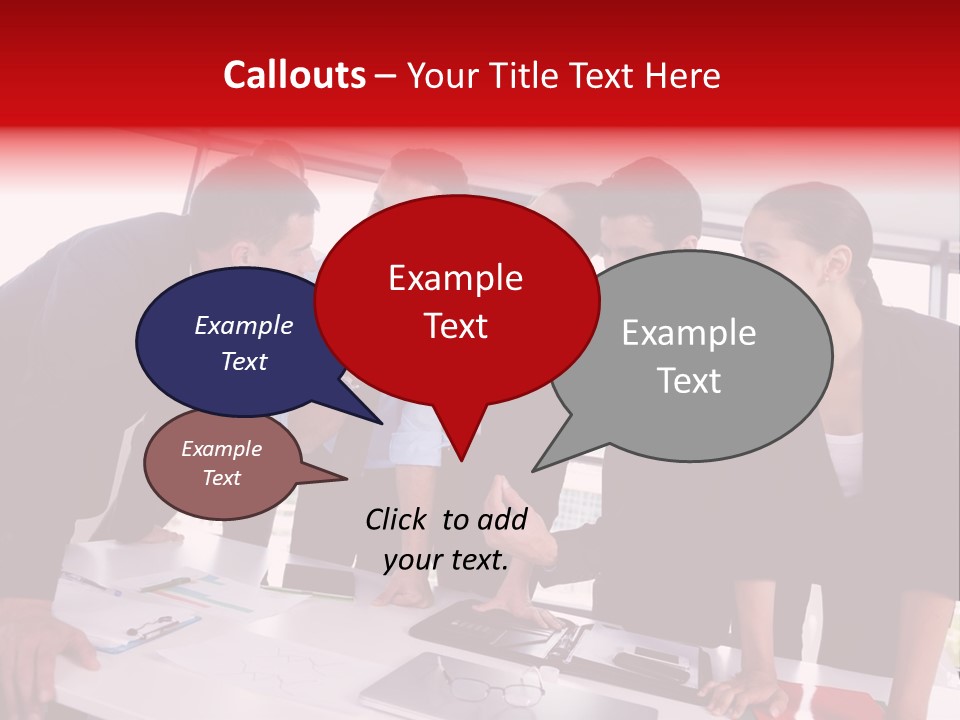 Table  Women PowerPoint Template