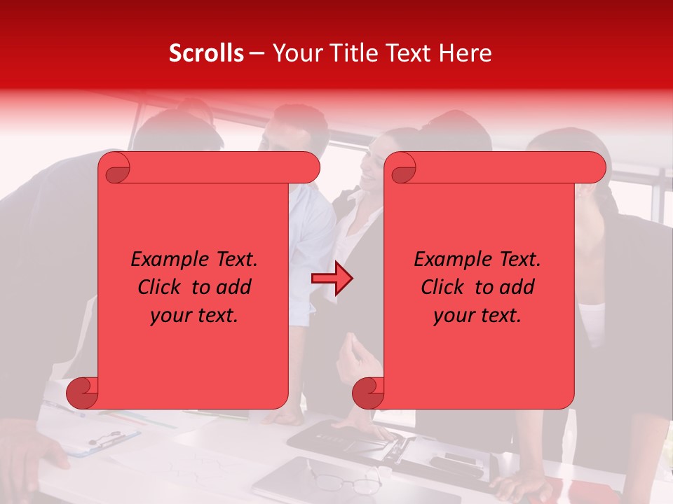 Table  Women PowerPoint Template
