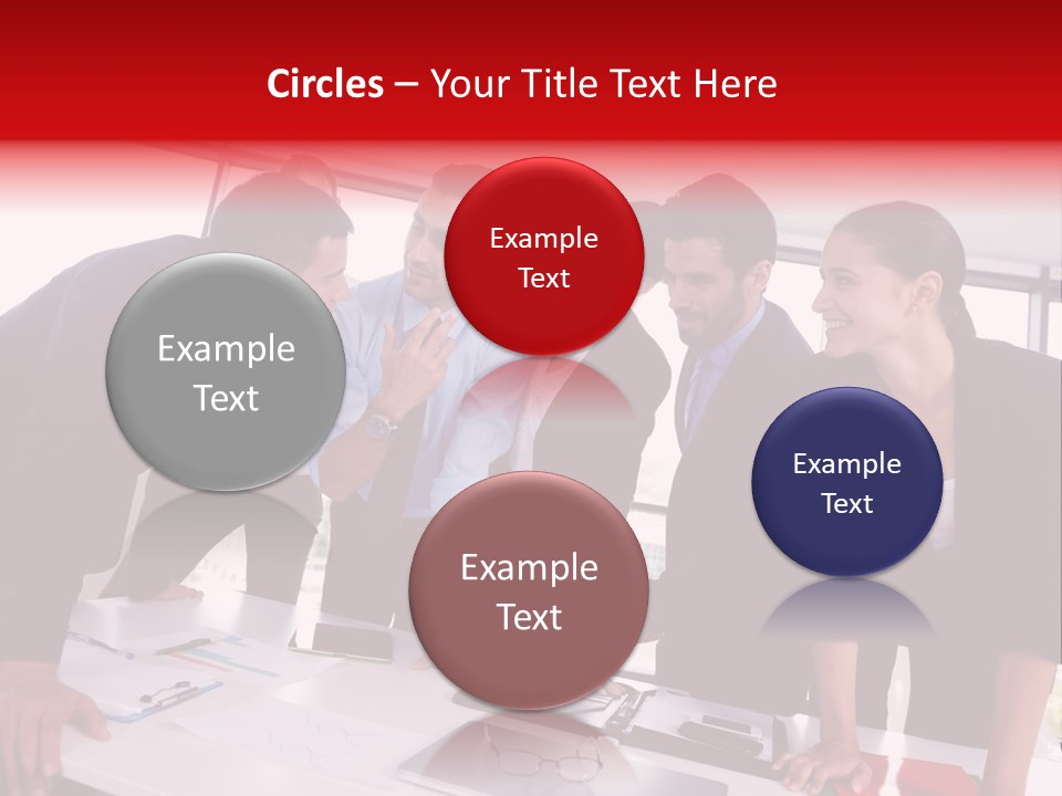 Table  Women PowerPoint Template