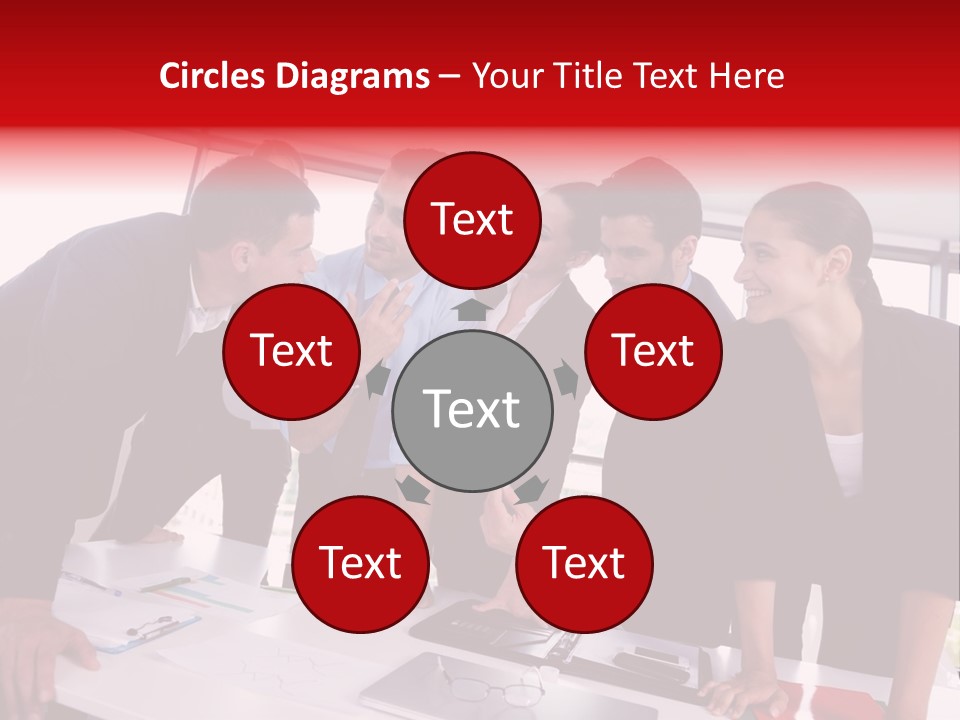 Table  Women PowerPoint Template