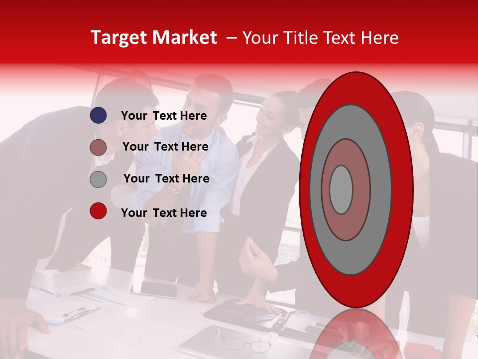 Table  Women PowerPoint Template