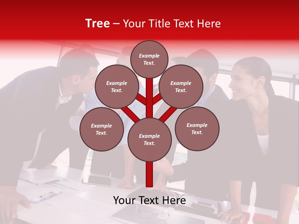 Table  Women PowerPoint Template