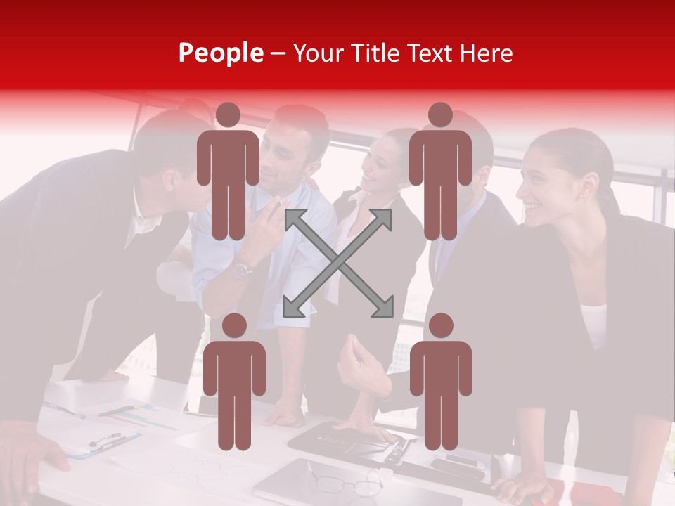 Table  Women PowerPoint Template