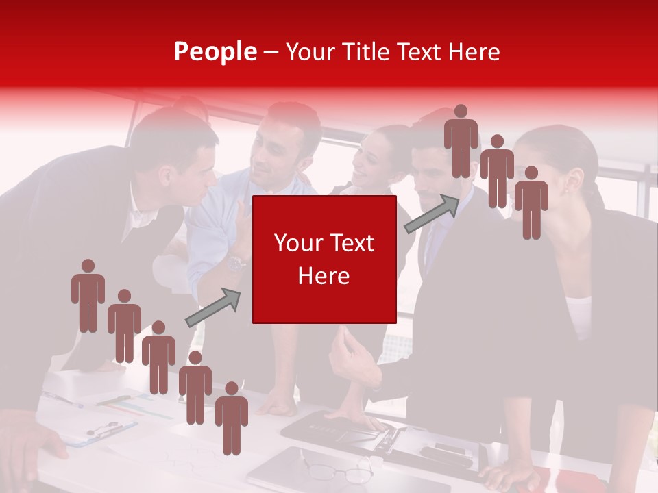 Table  Women PowerPoint Template