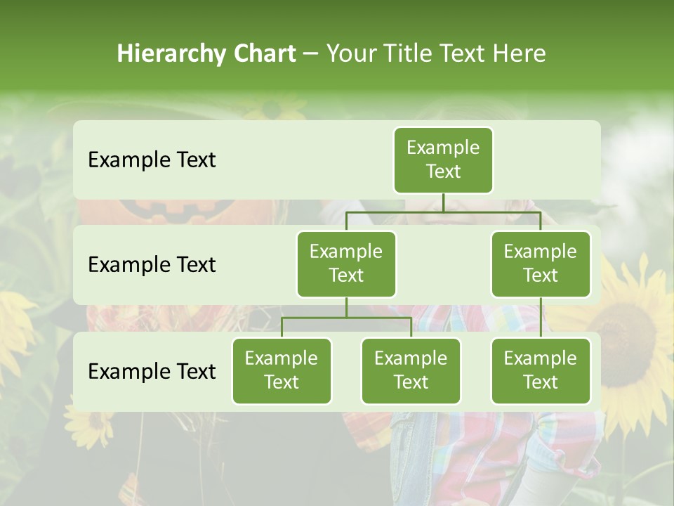 Flower Playing Autumn PowerPoint Template