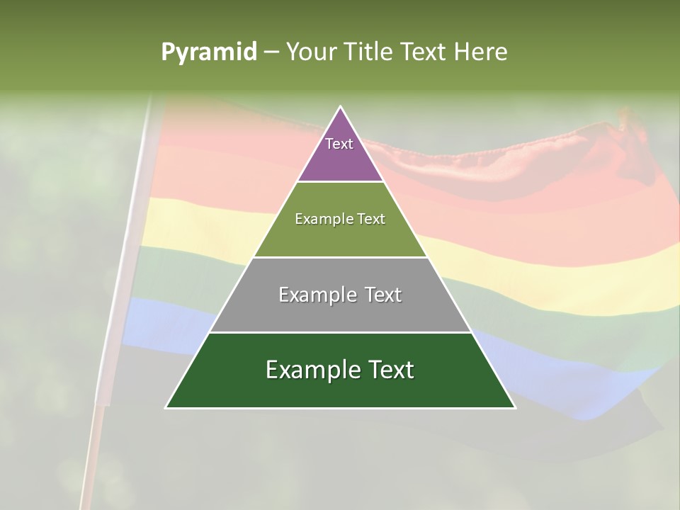 Freedom Sign Colorful PowerPoint Template