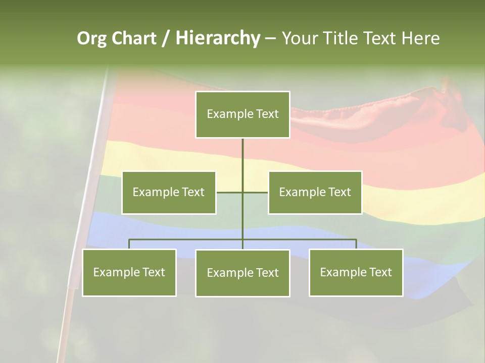 Freedom Sign Colorful PowerPoint Template