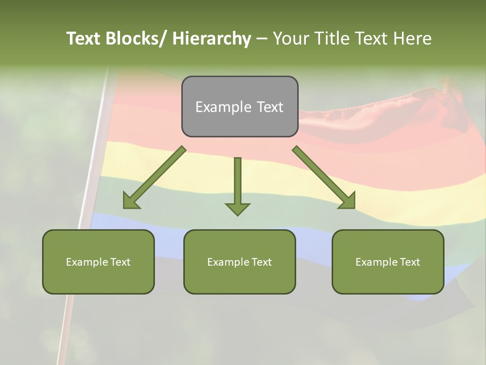 Freedom Sign Colorful PowerPoint Template