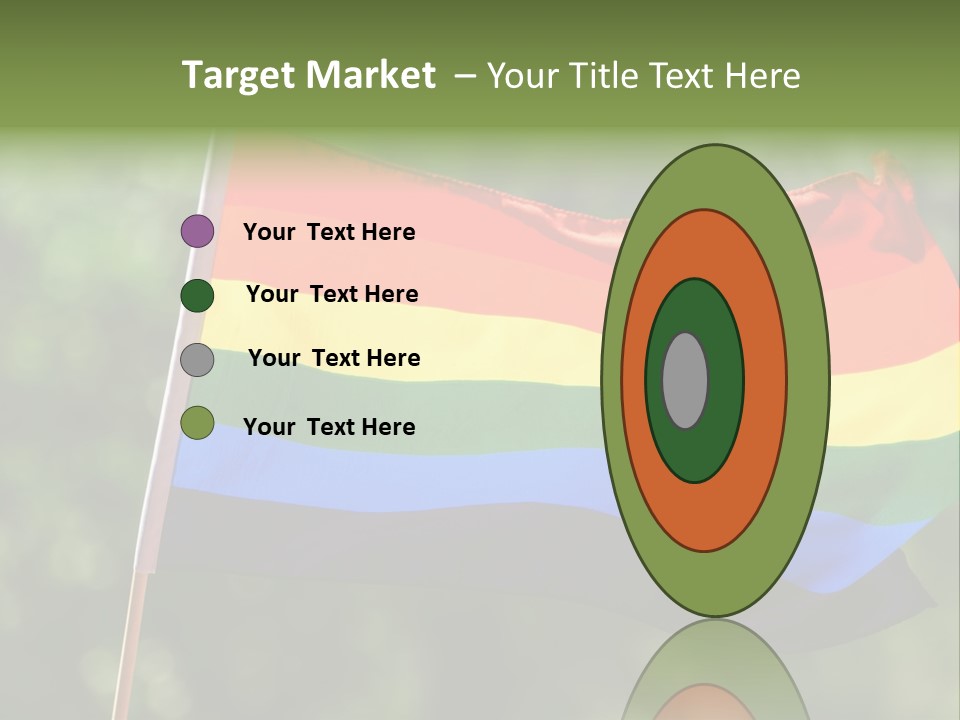 Freedom Sign Colorful PowerPoint Template