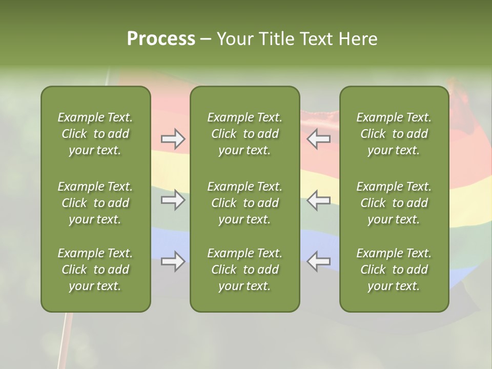 Freedom Sign Colorful PowerPoint Template