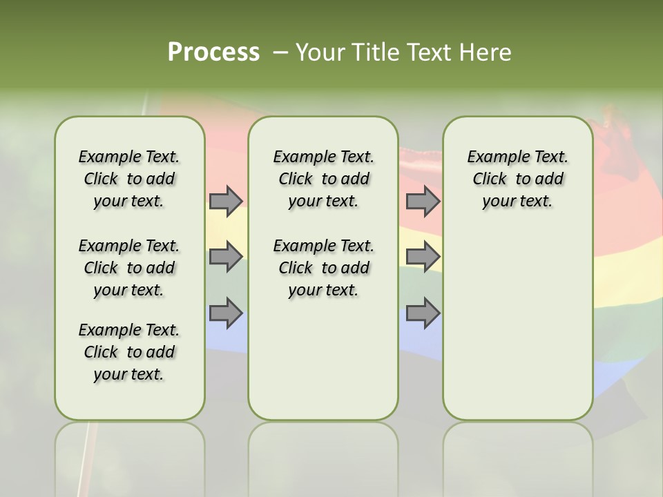 Freedom Sign Colorful PowerPoint Template