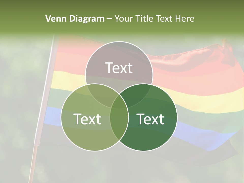 Freedom Sign Colorful PowerPoint Template