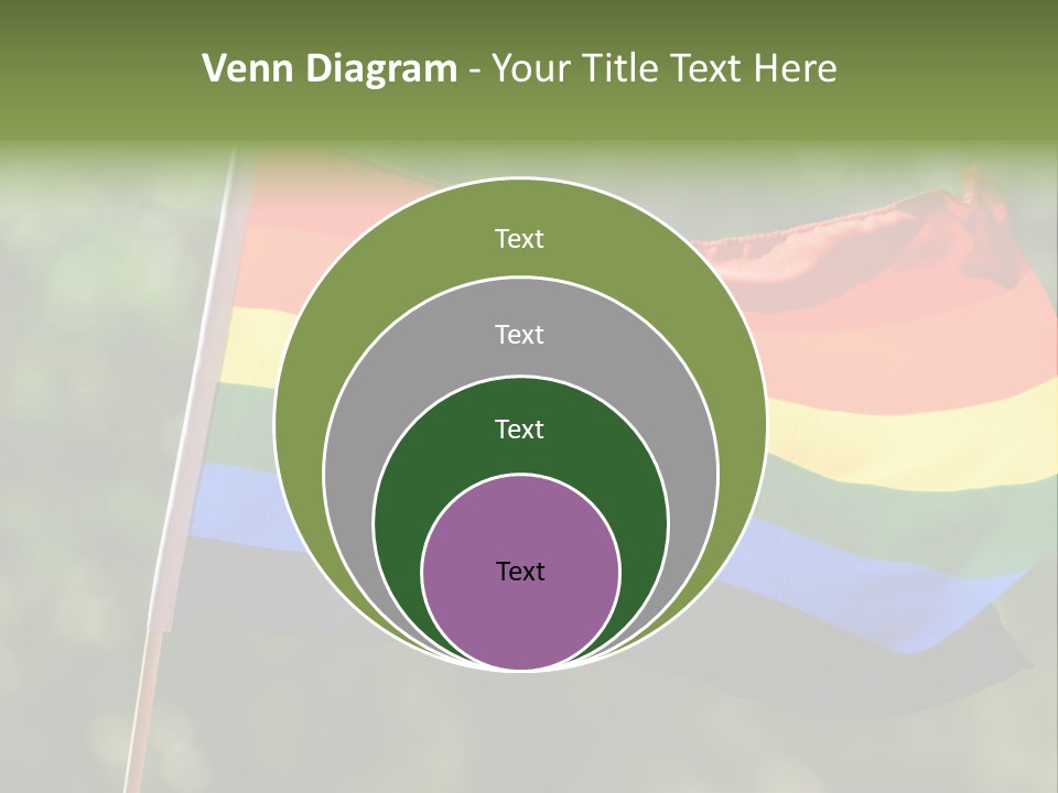 Freedom Sign Colorful PowerPoint Template