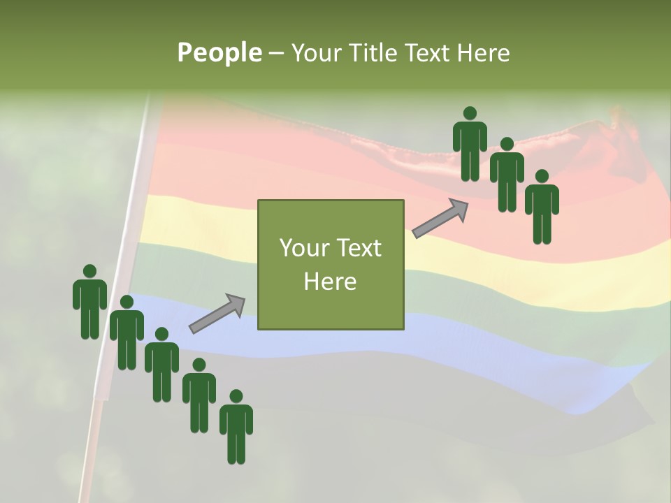 Freedom Sign Colorful PowerPoint Template