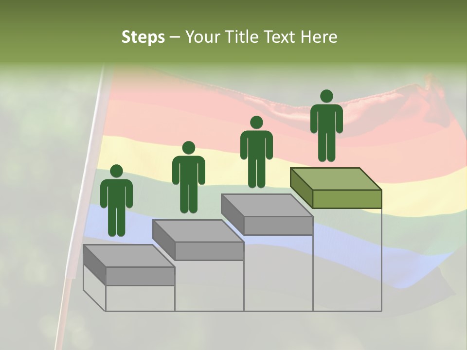 Freedom Sign Colorful PowerPoint Template