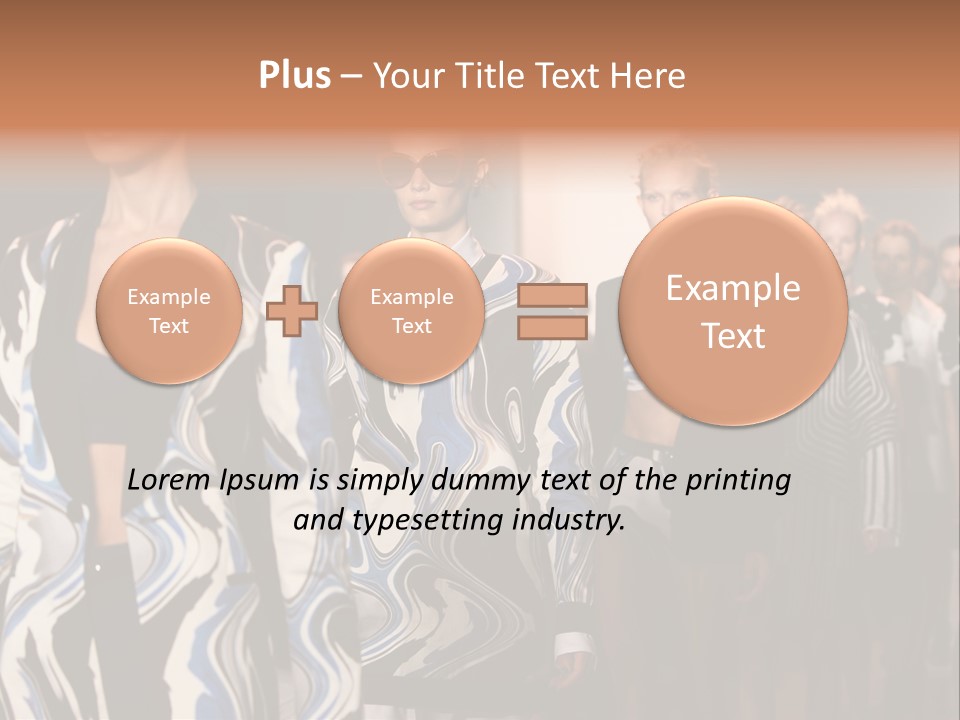 Collection Model Beauty PowerPoint Template