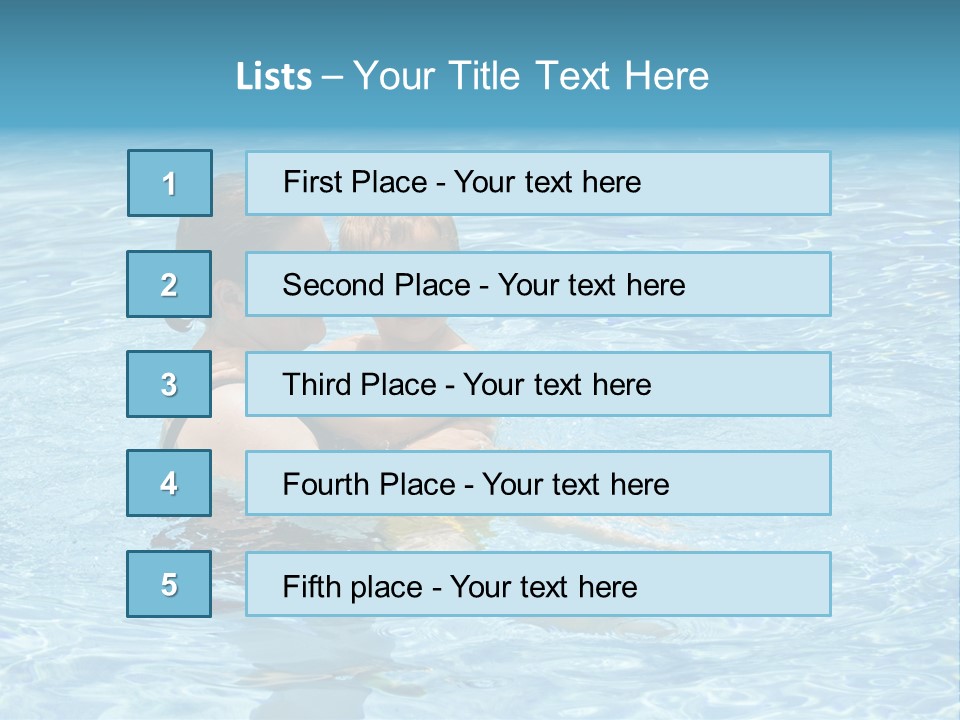 Refreshing Son Fun PowerPoint Template