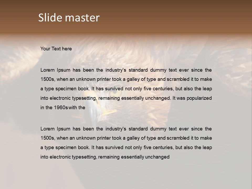 Head Animal Tailed PowerPoint Template