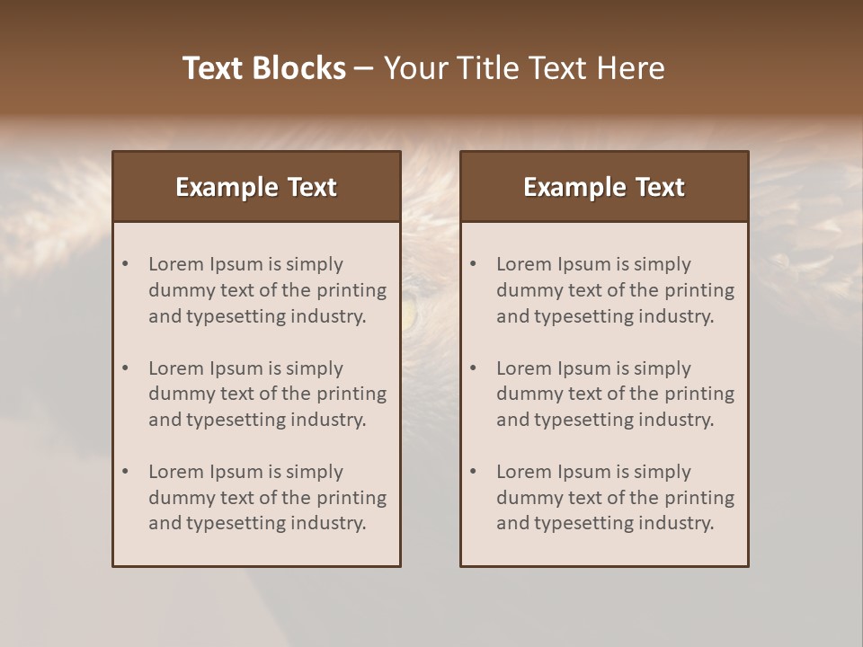 Head Animal Tailed PowerPoint Template
