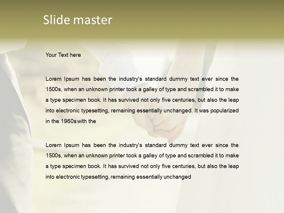 Bride Happiness Happy PowerPoint Template