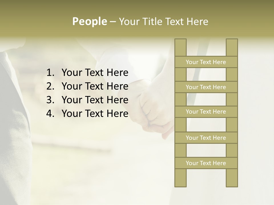 Bride Happiness Happy PowerPoint Template