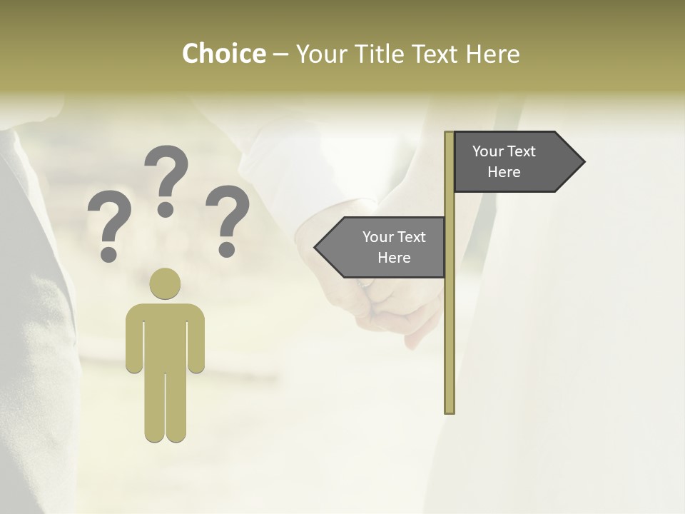 Bride Happiness Happy PowerPoint Template