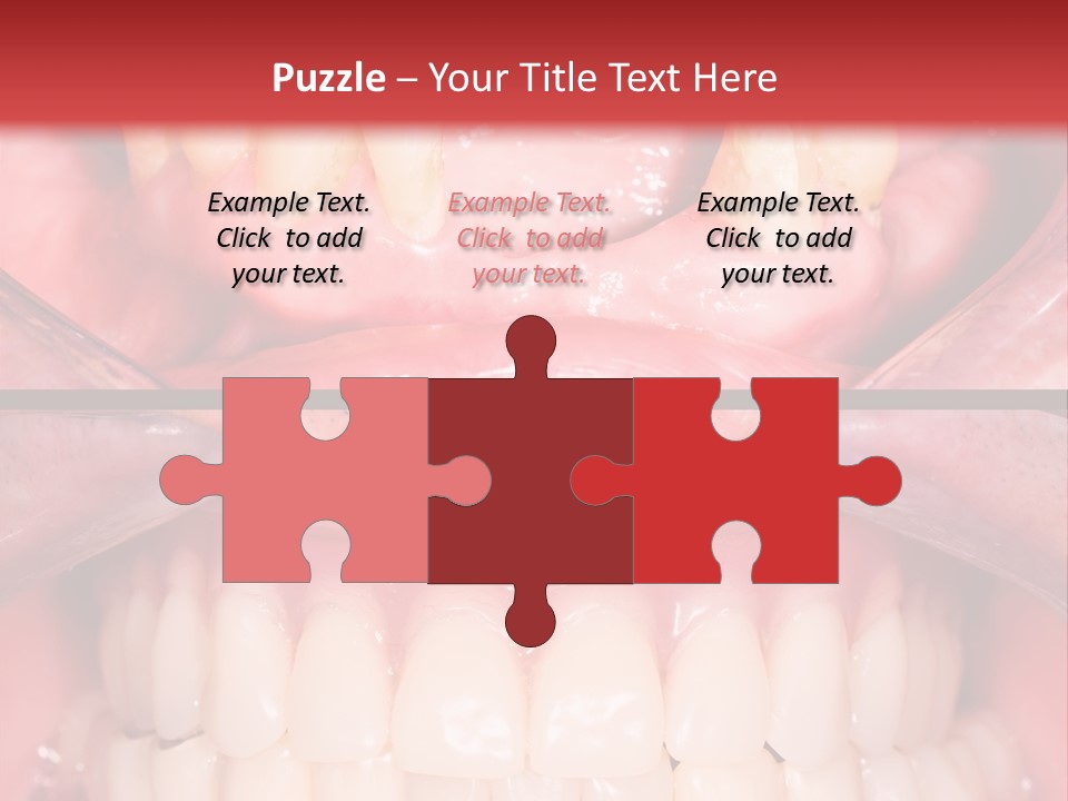 Clinic Patient Mouth PowerPoint Template