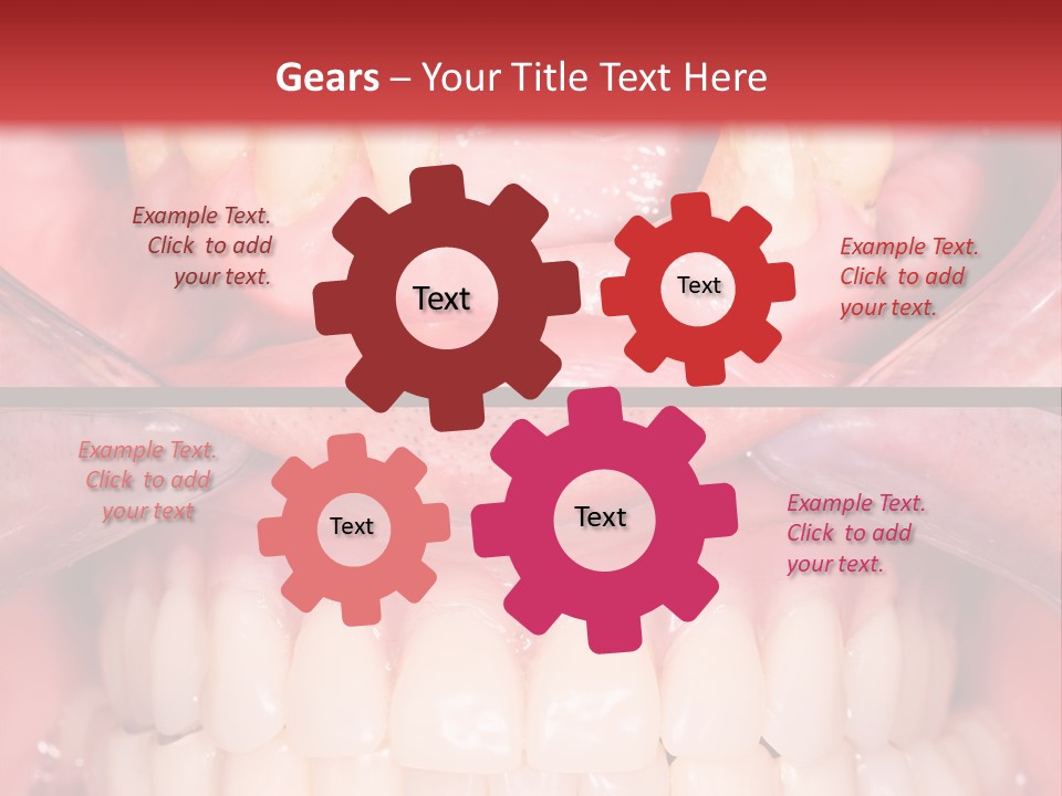 Clinic Patient Mouth PowerPoint Template