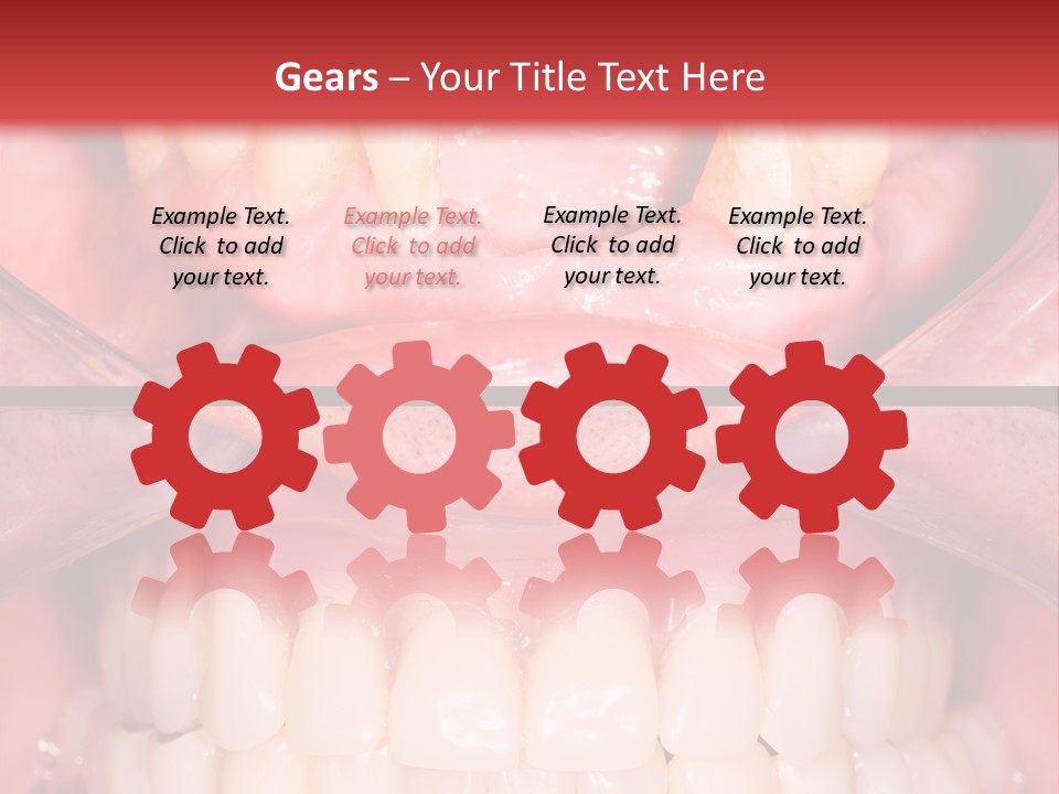 Clinic Patient Mouth PowerPoint Template