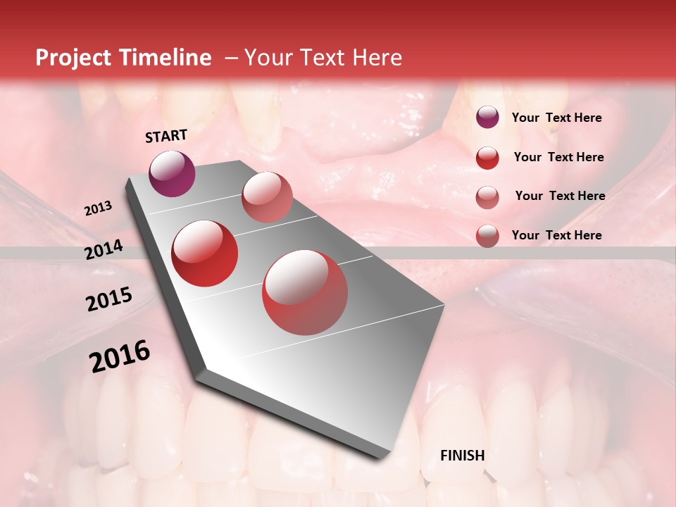 Clinic Patient Mouth PowerPoint Template
