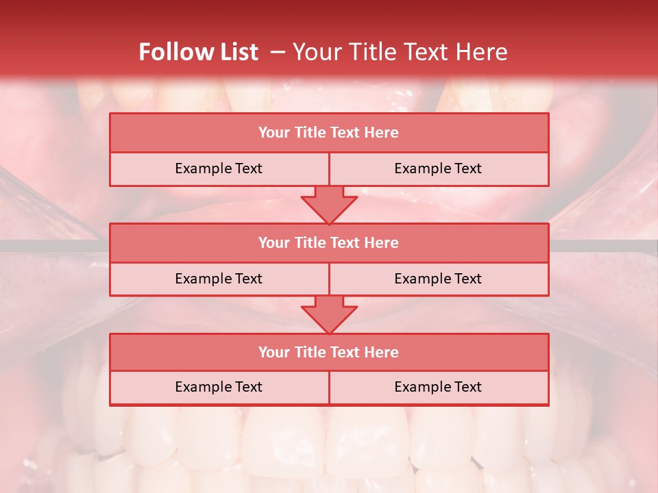 Clinic Patient Mouth PowerPoint Template