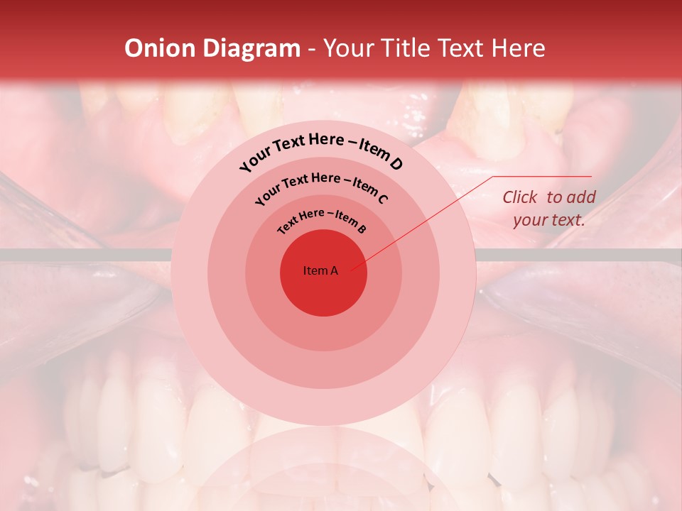 Clinic Patient Mouth PowerPoint Template